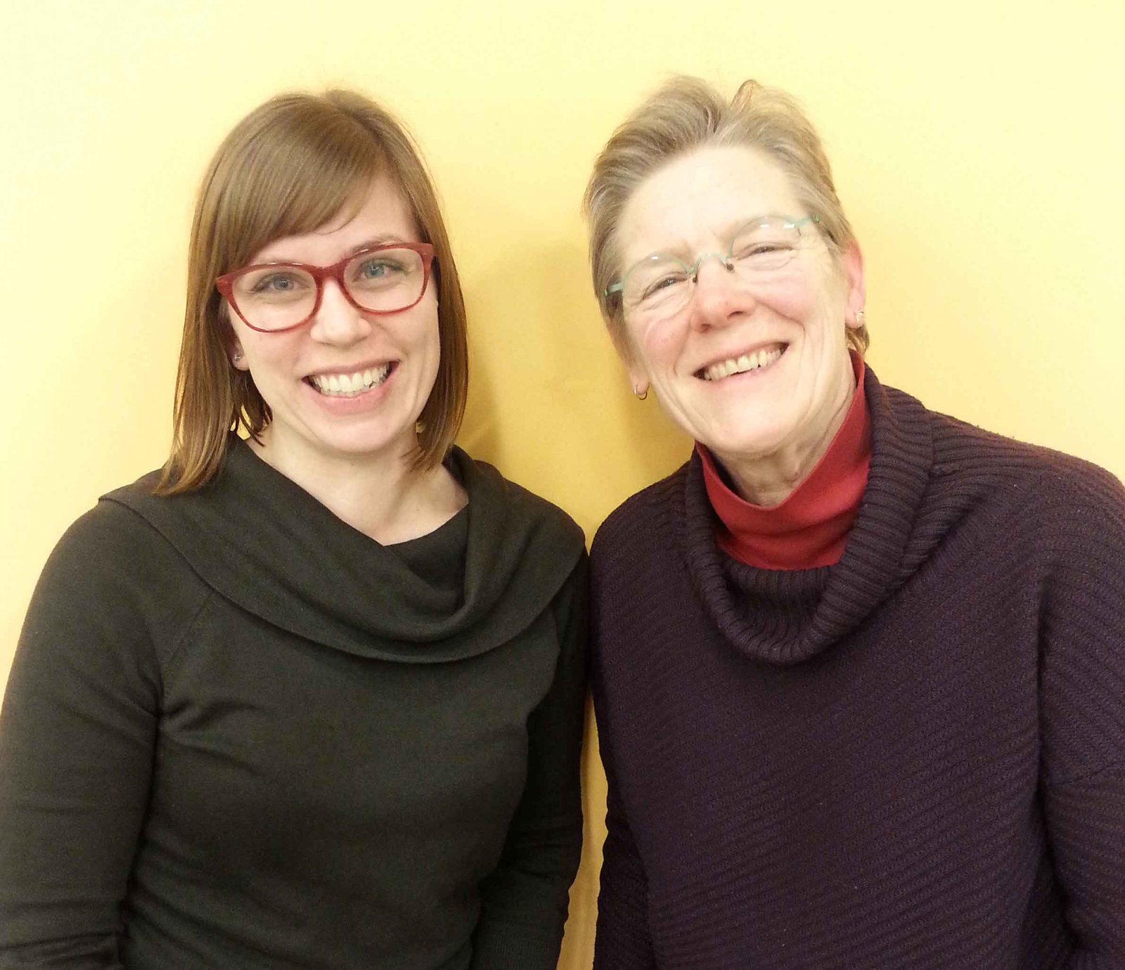 L to R: Elenor Wilson and Mary Barringer, January 2014 L to R: Elenor Wilson and Mary Barringer, January 2014