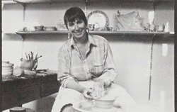 Coille Hooven in her Berkeley studio Coille Hooven in her Berkeley studio