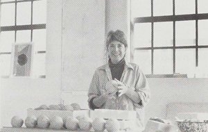 Nancy Selvin in her West Berkeley studio Nancy Selvin in her West Berkeley studio