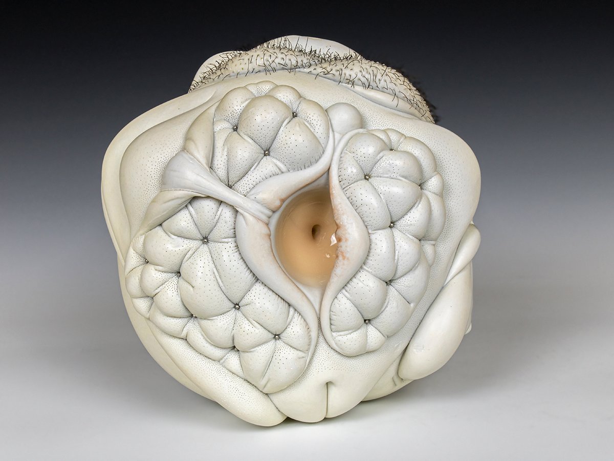 Royal. Porcelain, hair, steel. (6
