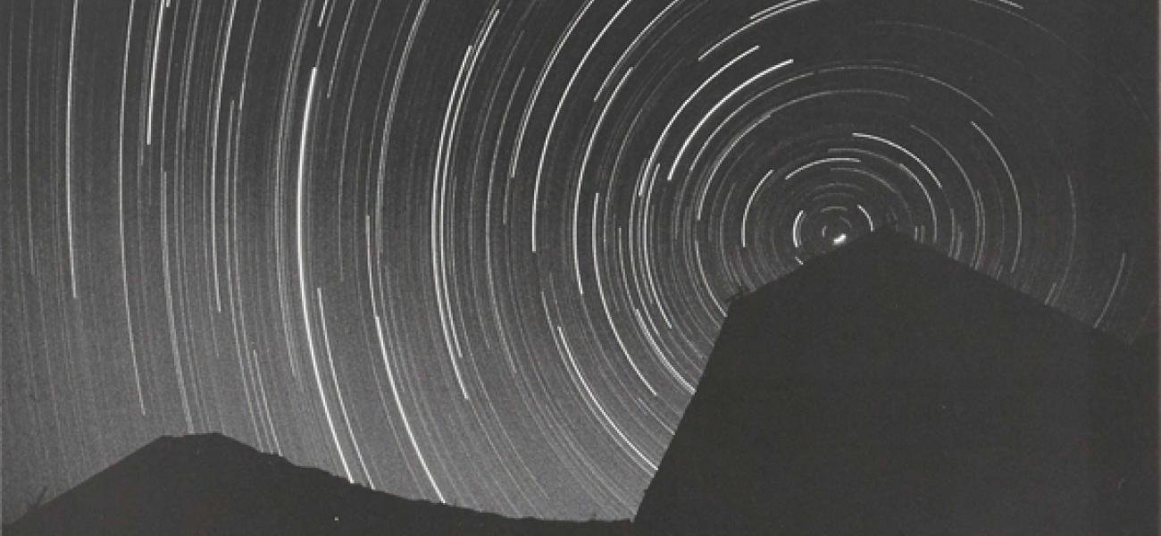 Star trails, looking Northeast 