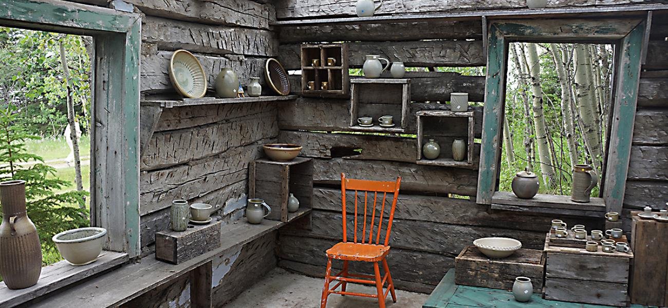 The showroom of Kirk Creed outside Gimli, Manitoba. June, 2015. Photo by Mary Ann Steggles. 