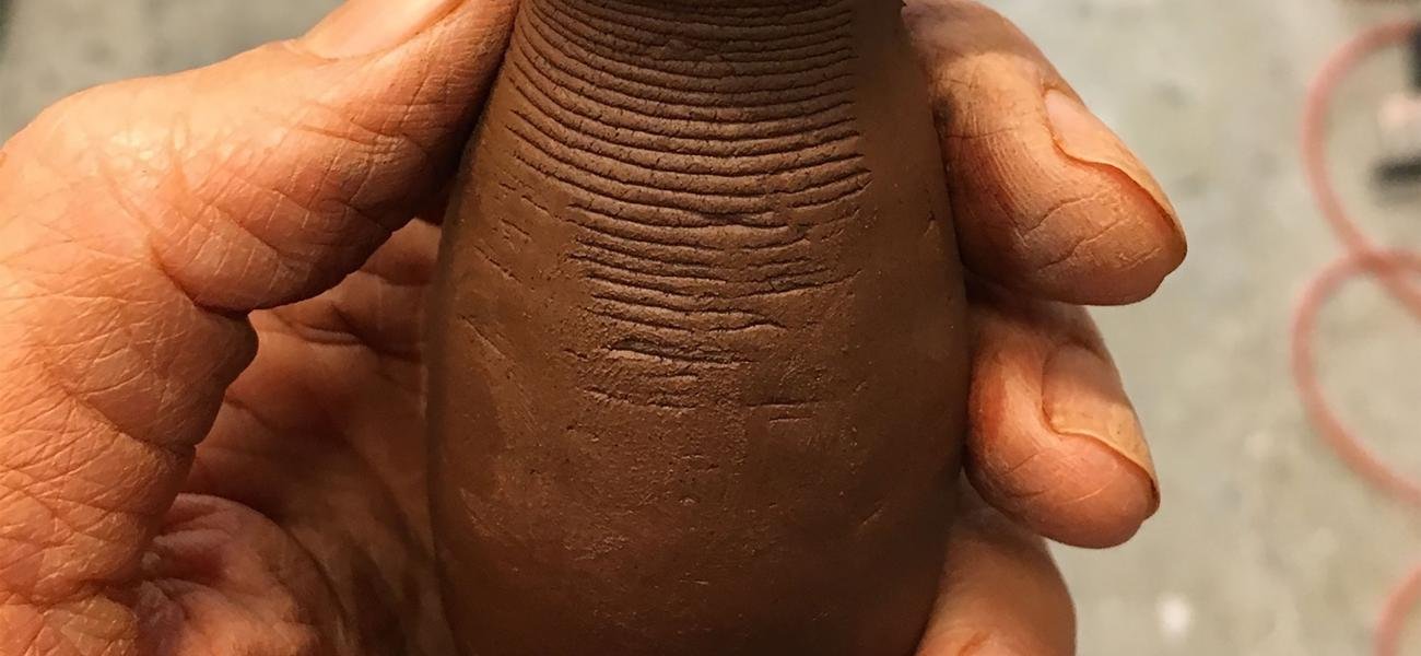 Stacy Jo Scott, Mimic (process shot), 2017. Photo by artist.