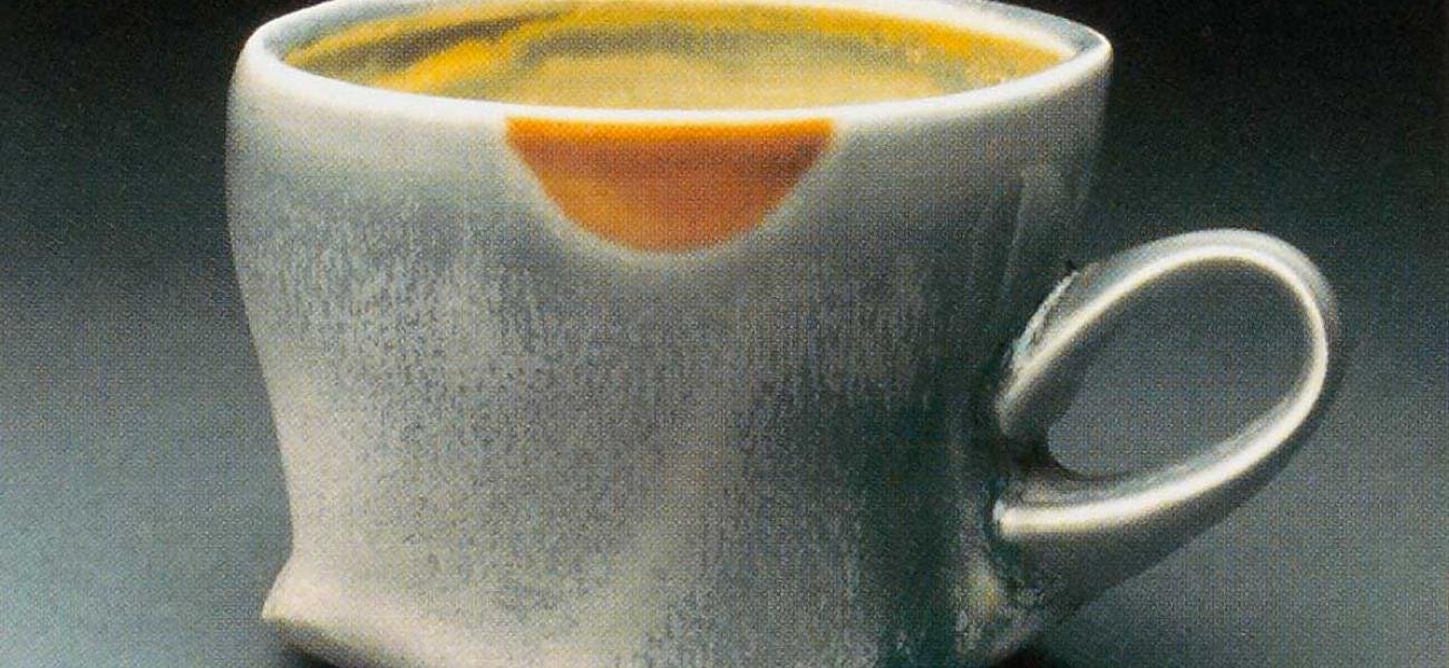 Cup. Salt-fired porcelain, H. 3 in.