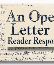 an open letter