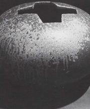 David Shaner, Untitled, 1984, woodfired stoneware, 12 x 15 in.