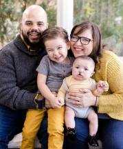The Lugos - Roberto, Ashley, Theodore, and Otto, 2019. Photo courtesy of the author.