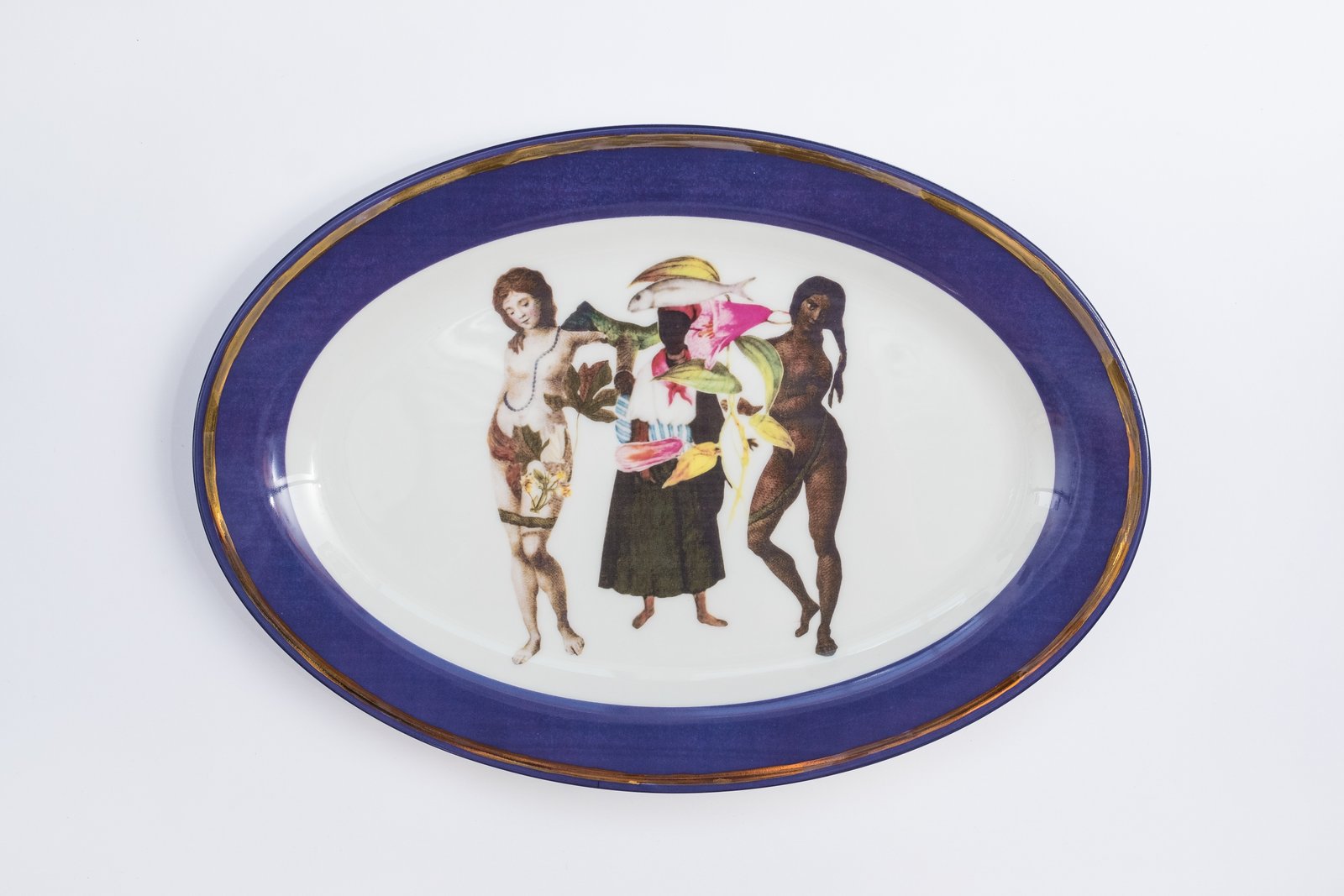 Jacqueline Bishop, The Market Woman's Story – 7, Vitrified Porcelain, 25.5 x30 cm, 2022