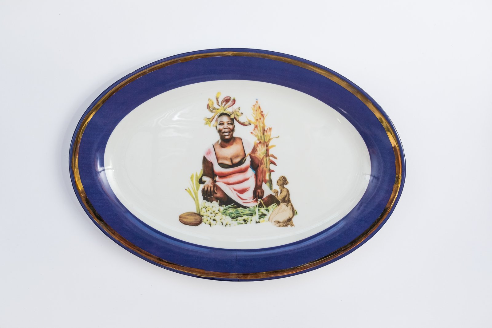 Jacqueline Bishop, The Market Woman's Story – 15, Vitrified Porcelain, 25.5 x30 cm, 2022