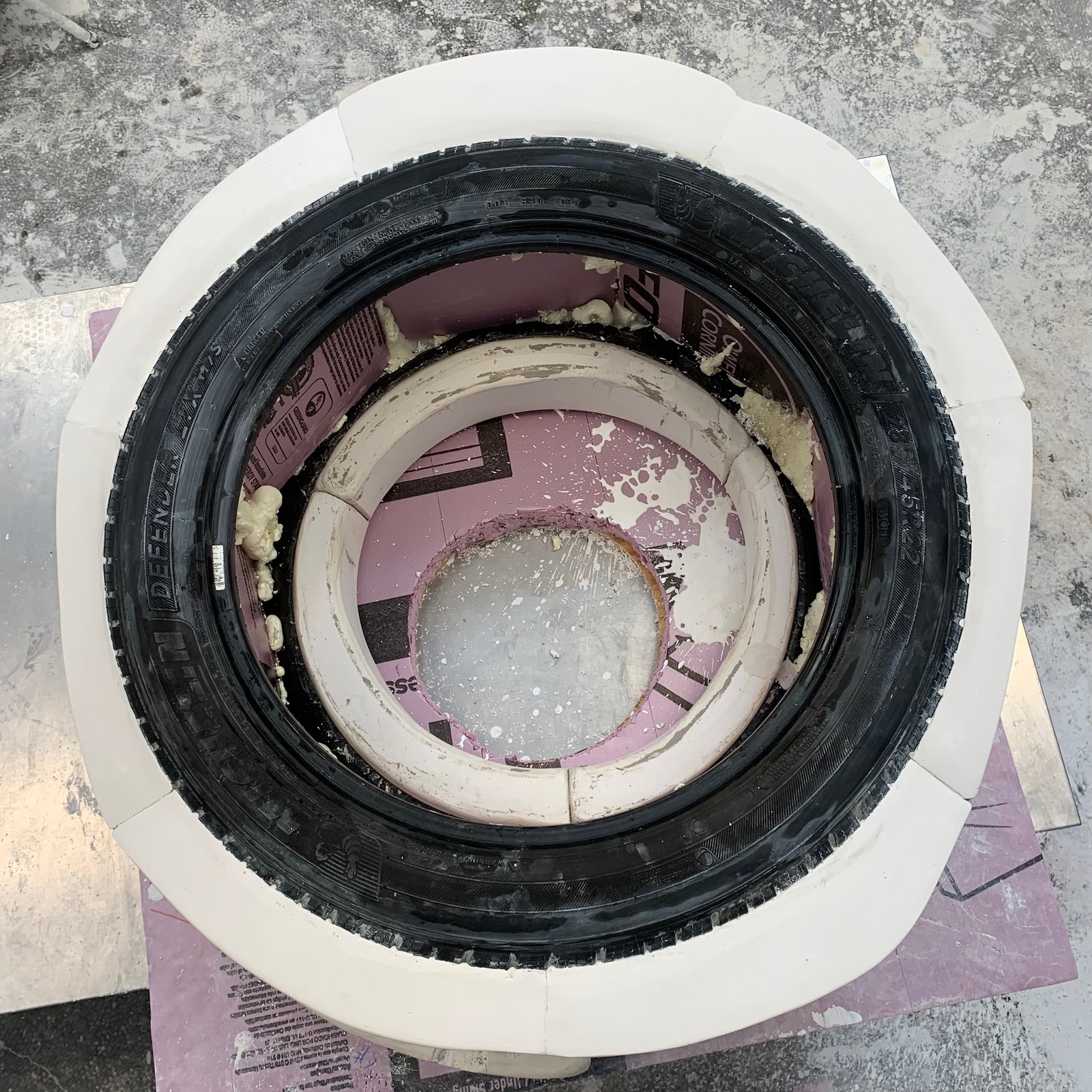 Process Photo: White Gold Mold Wip