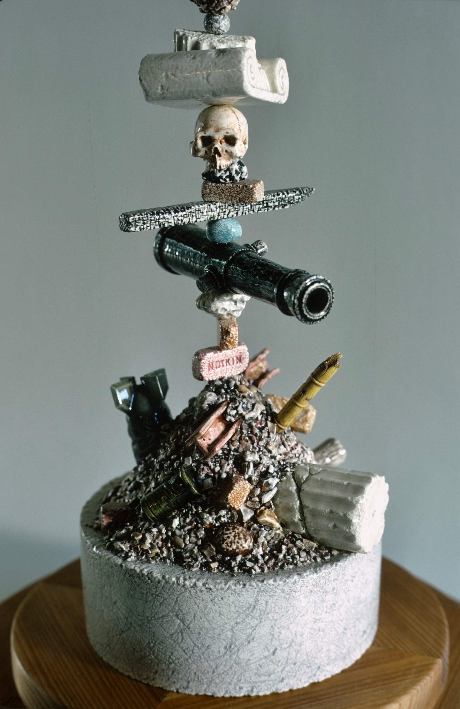 And They Shall Beat Their Swords Into Plowshares (detail). Photo courtesy of Richard Notkin.