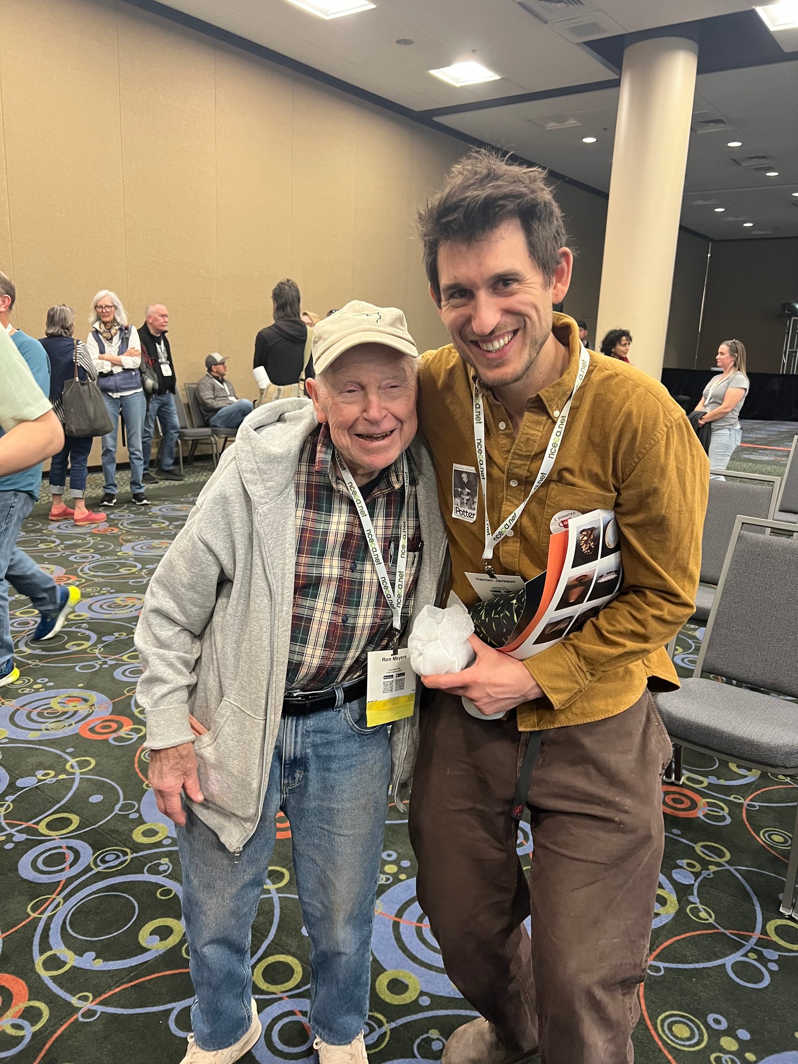 Ron Meyers and Hamish Jackson and NCECA 2025