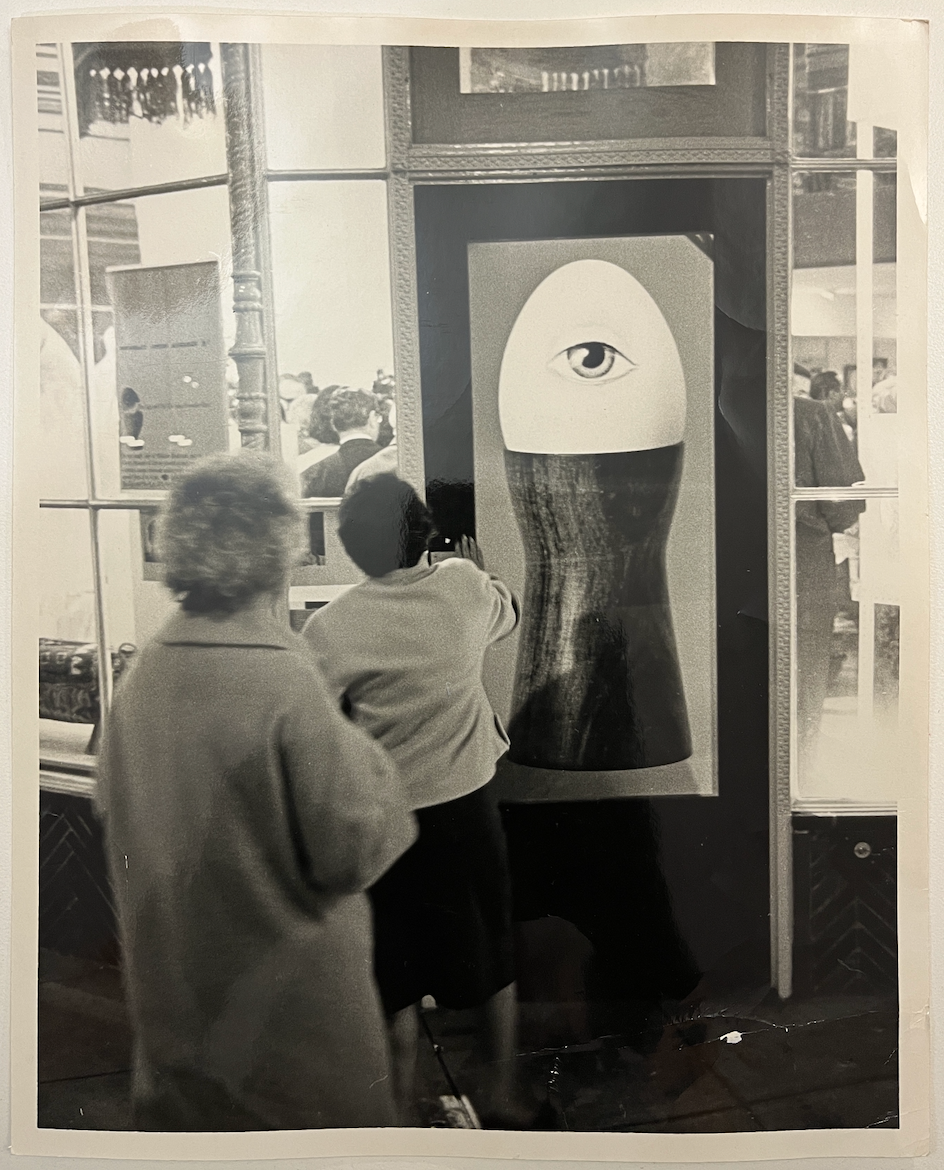 The Egg & The Eye Entrance. Photo from the Craft Contemporary Archive. Courtesy of Craft Contemporary, Los Angeles. The Egg & The Eye Entrance. Photo from the Craft Contemporary Archive. Courtesy of Craft Contemporary, Los Angeles.